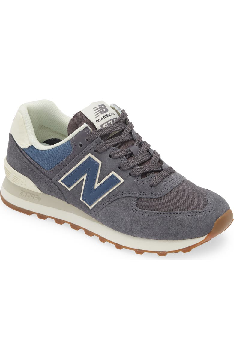 New Balance 574 Sneaker, Main, color, Magnet/ Vintage Indigo