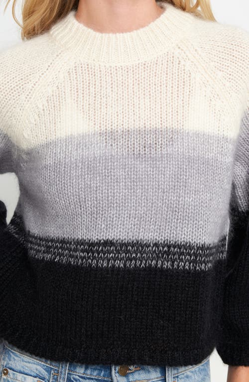 Spiritual Gangster Blythe Colorblock Sweater In Gray