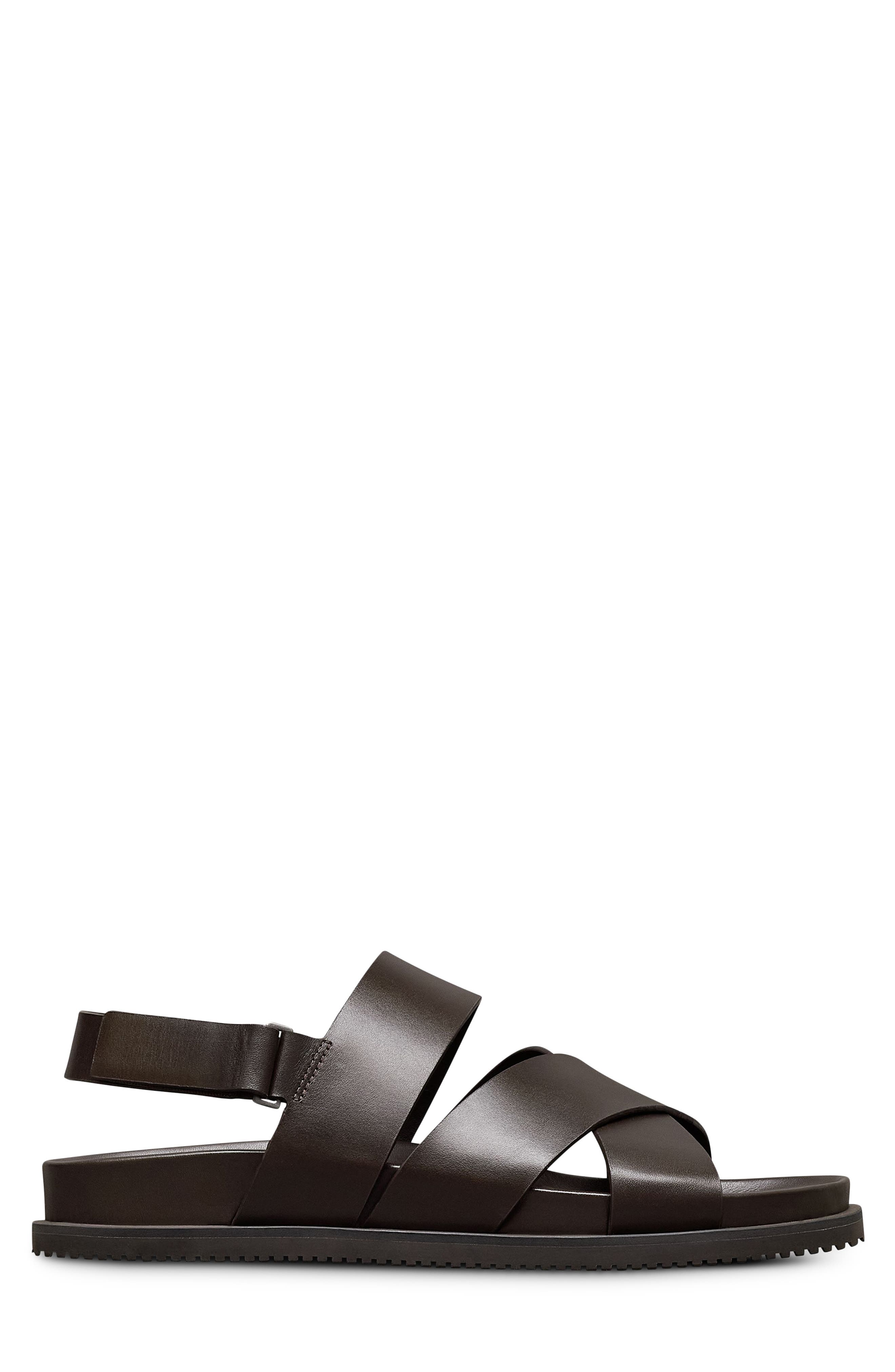 Davenport Sandal, Alternate, color, DARK BROWN
