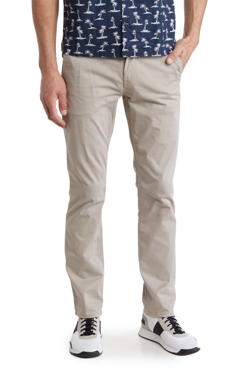 BOSS Schino Slim Cotton Blend Pants, Main, color, 