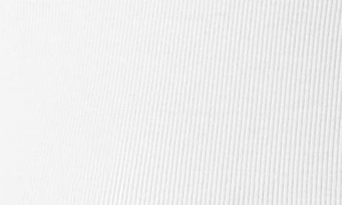 Eileen Fisher Slim Fit Scoop Neck Stretch Cotton Tank In White