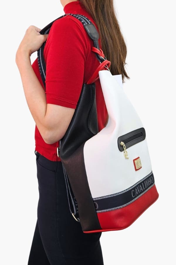 Only By Cavalinho Backpack 638, Alternate, color, Navy / White / Red