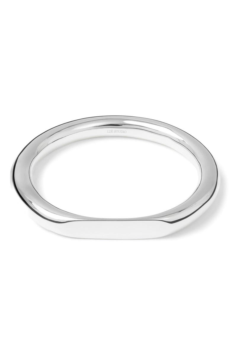 Lié Studio Dora Bangle Bracelet, Main, color, Silver