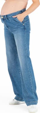 Cache Coeur Kelly wide leg maternity and post partum jeans