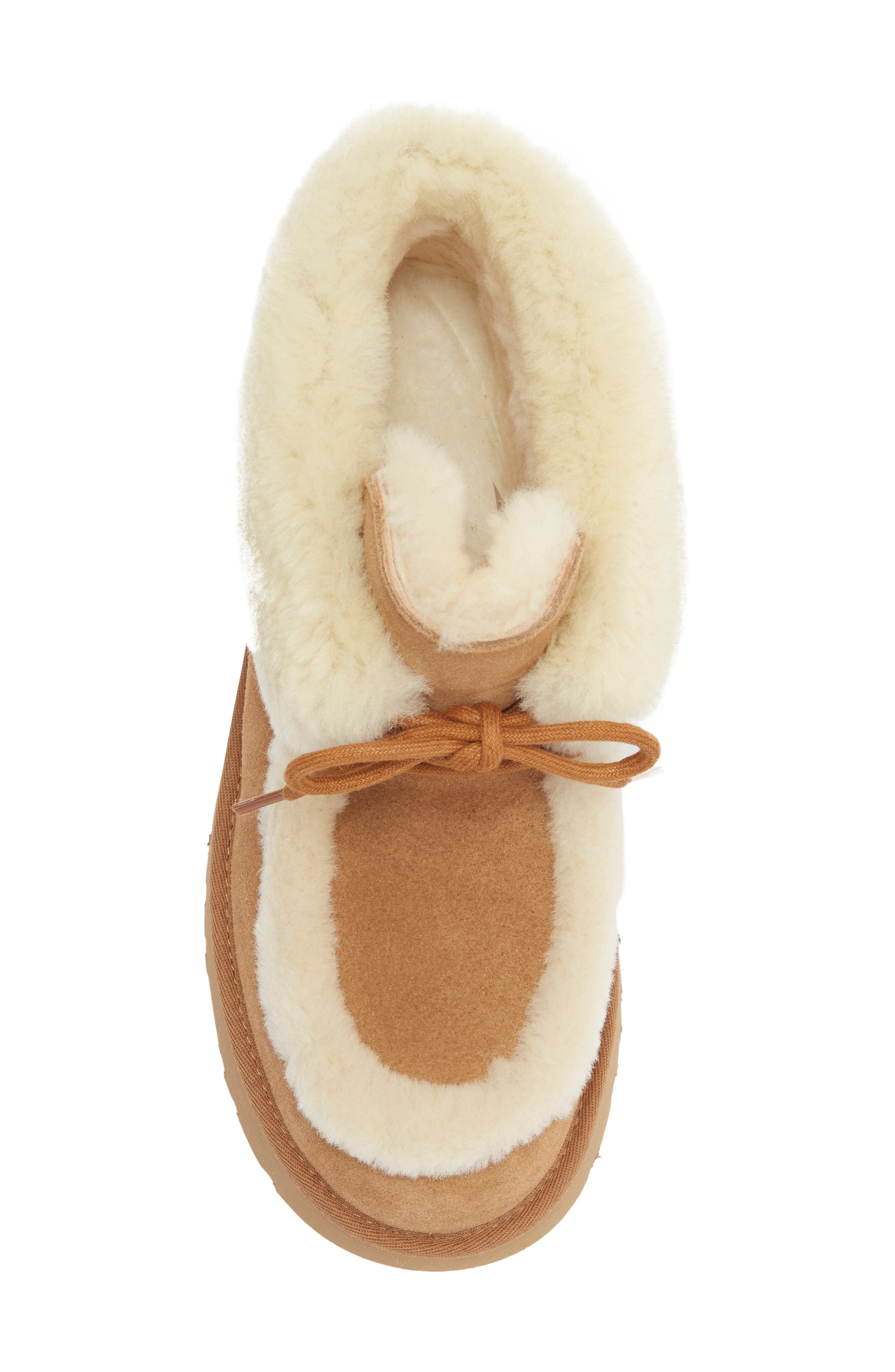 UGG<sup
®</sup
 Esmee Genuine Shearling Detail Lace-Up Boot, Alternate, color, 