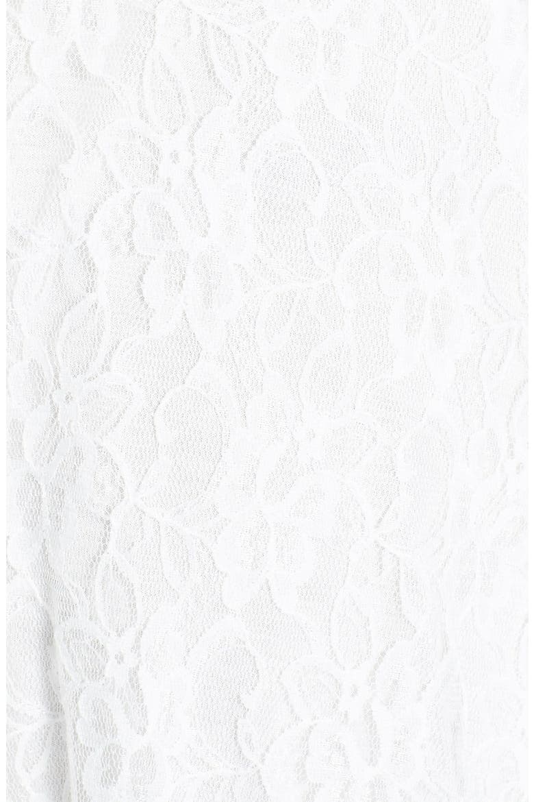 Long Sleeve Lace Skater Dress, Alternate, color, CREAM EGRET