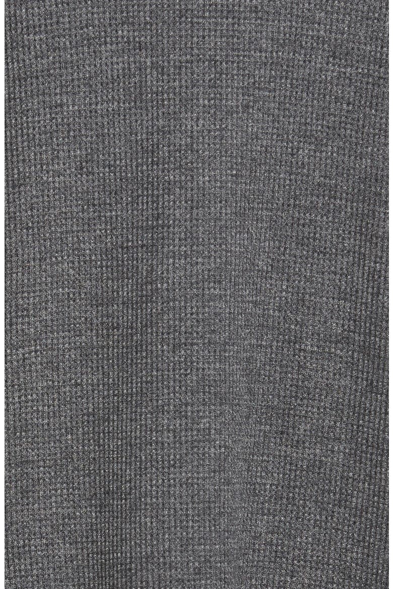 Waffle Knit Open Front Cardigan, Alternate, color, CHARCOAL