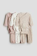 H&M 6-piece bodysuit and pants set