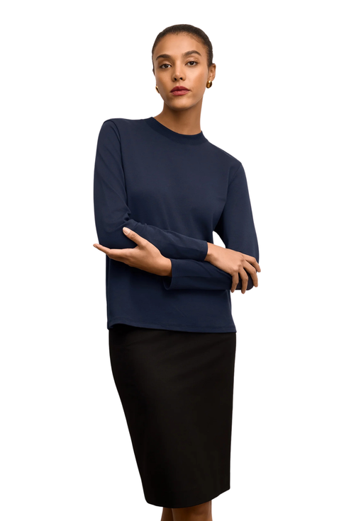 Raquel Organic Pima Cotton Long-Sleeve Tee