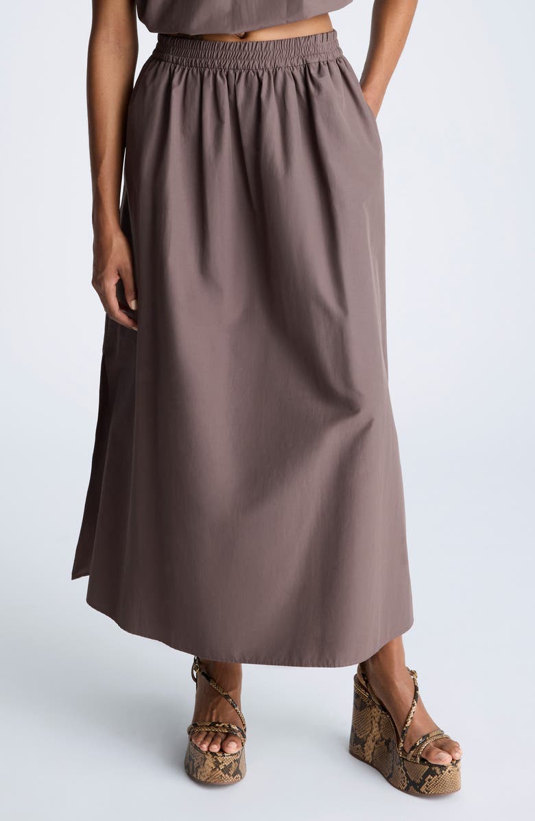 Kenneth Cole Side Slit Maxi Skirt, Main, color, 
