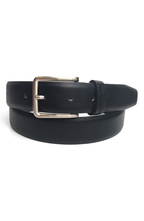 Textured Leather Belt