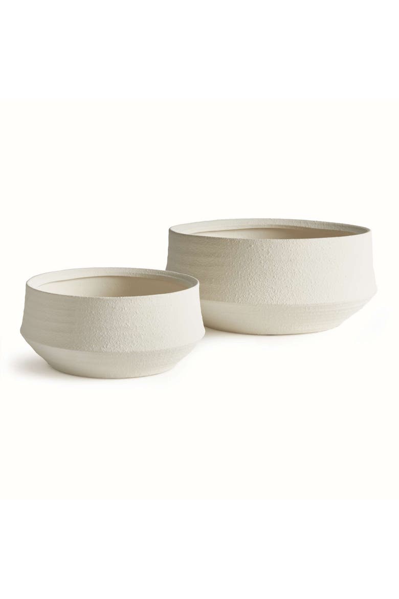 Regina Decorative Bowls Set Of 2, Main, color, White
