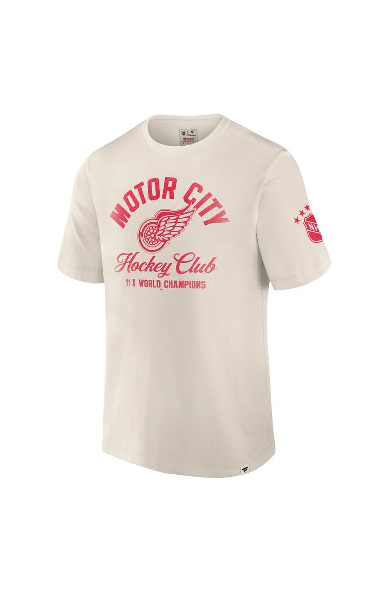FANATICS Men's Fanatics White Detroit Red Wings Decades Collection Timeless T-Shirt, Alternate, color, White