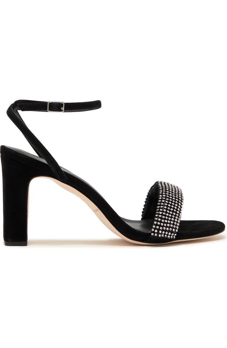 Loeffler Randall Shay Crystal Embellished Ankle Strap Sandal, Alternate, color,
