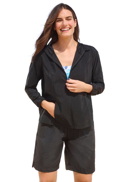 Hooded Taslon Cover Up