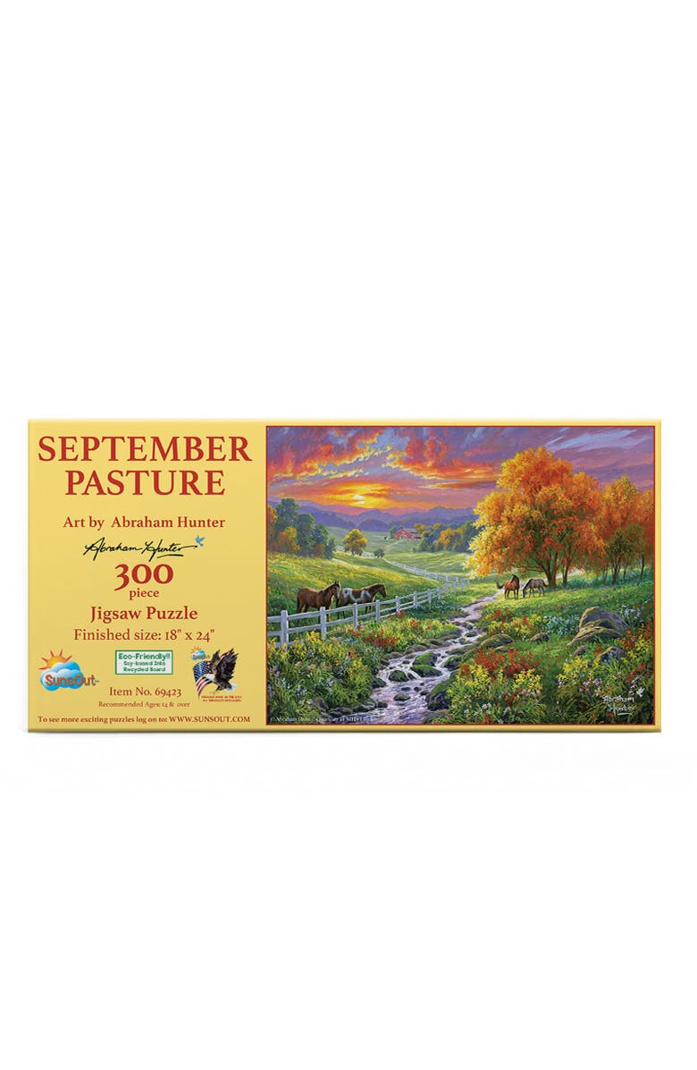 Sunsout September Pasture 300 piece Jigsaw Puzzle for Adults, Alternate, color, Multicolor