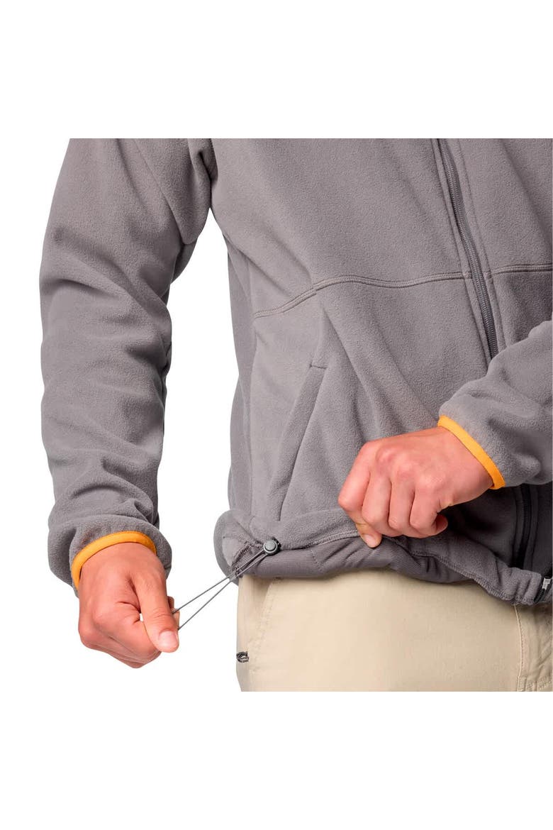 Men's Columbia  Gray Tennessee Volunteers Big & Tall Flanker™ IV Fleece Raglan Full-Zip Jacket, Alternate, color, Gray
