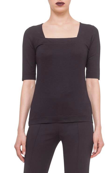 Square Neck Jersey T-Shirt