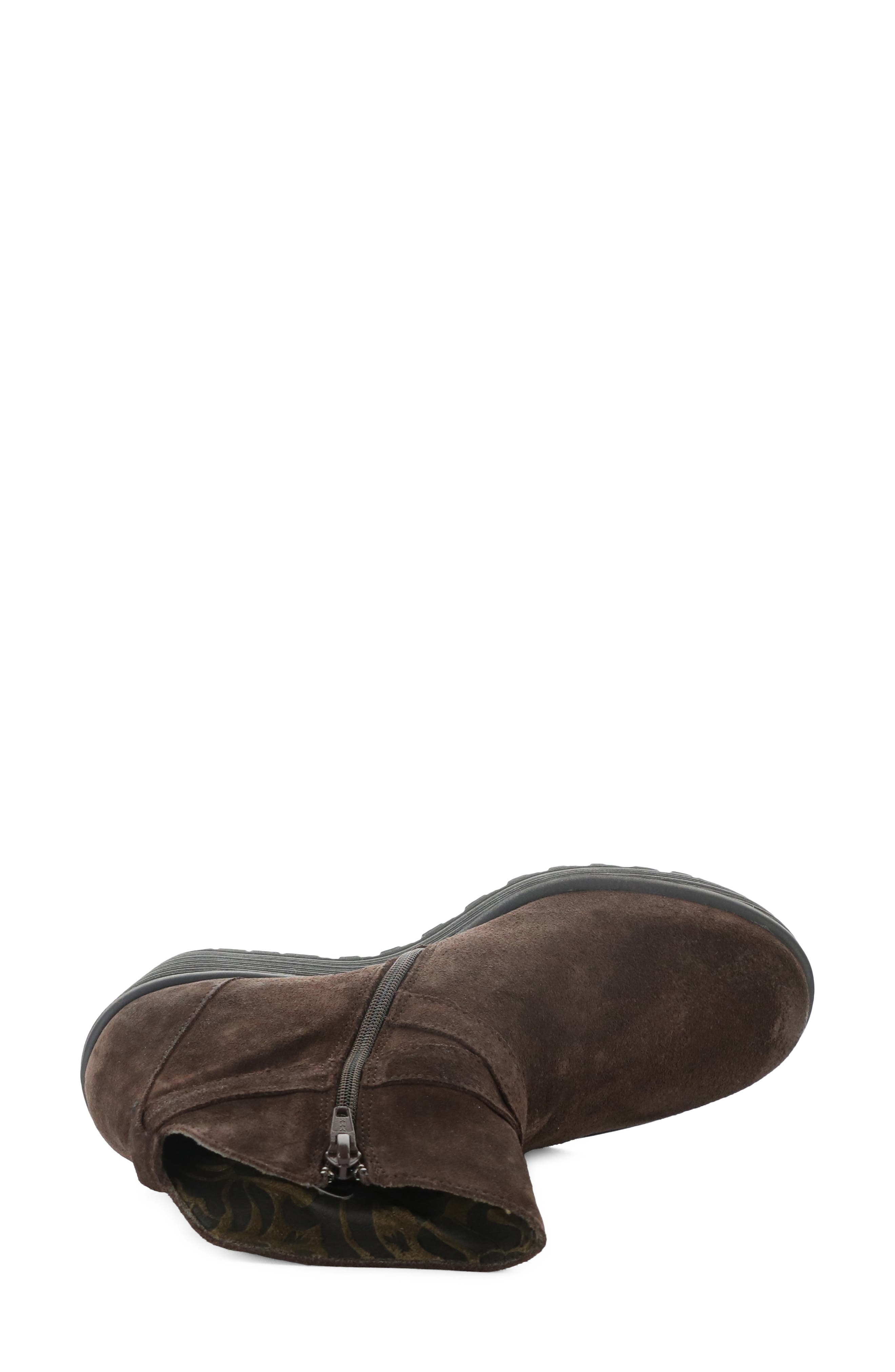 Loik Platform Wedge Bootie, Alternate, color, ESPRESSO
