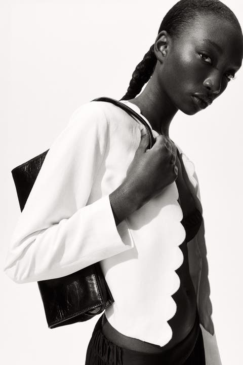 Scalloped-edge jacket