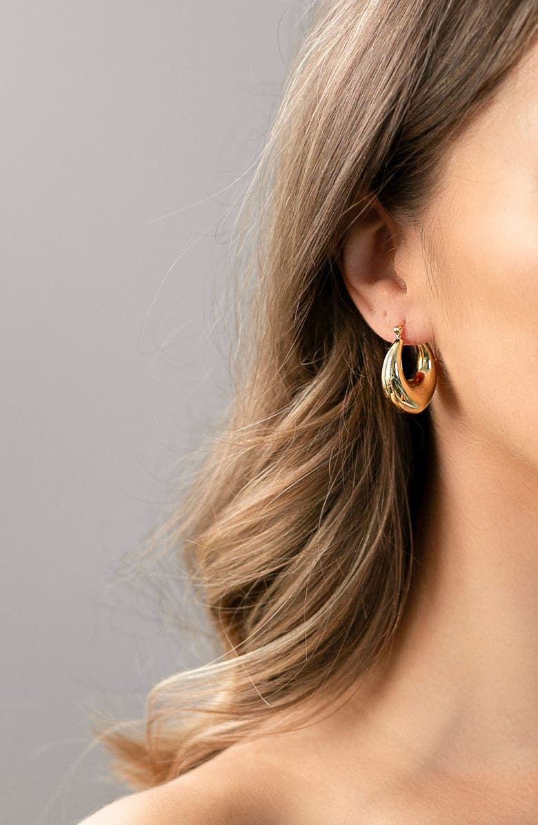 Electric Picks Bowery Hoop Earrings, Alternate, color,