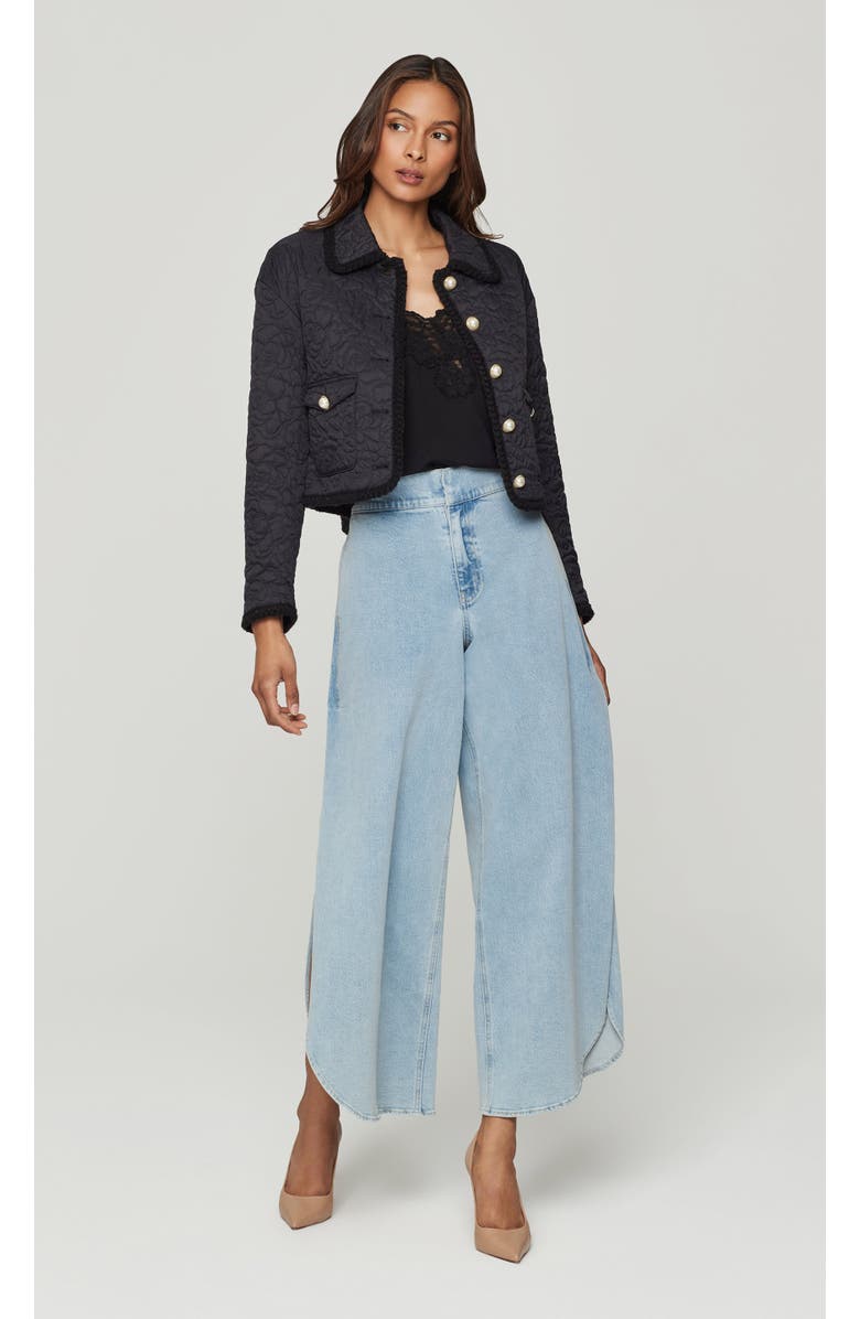 Generation Love Fabiana Quilted Jacket, Alternate, color, Black