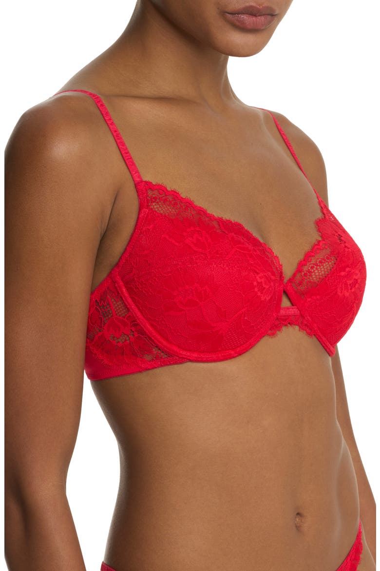 Fleur Lightly Lined Underwire Bra, Alternate, color, BONFIRE