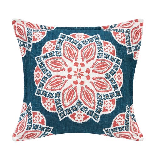 C & F Home C&f Home Mary Geometric Medallion Cotton Decorative Throw Pillow In Multi