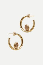Daniela Millan Jewelry Knot Hoop Earrings