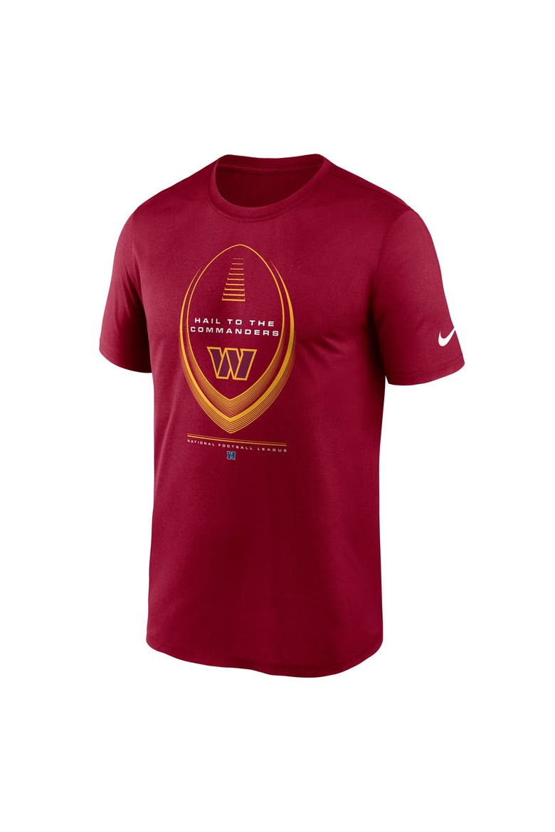 Men's Nike Burgundy Washington Commanders Big & Tall Legend Icon Dri-FIT T-Shirt, Alternate, color, Burgundy