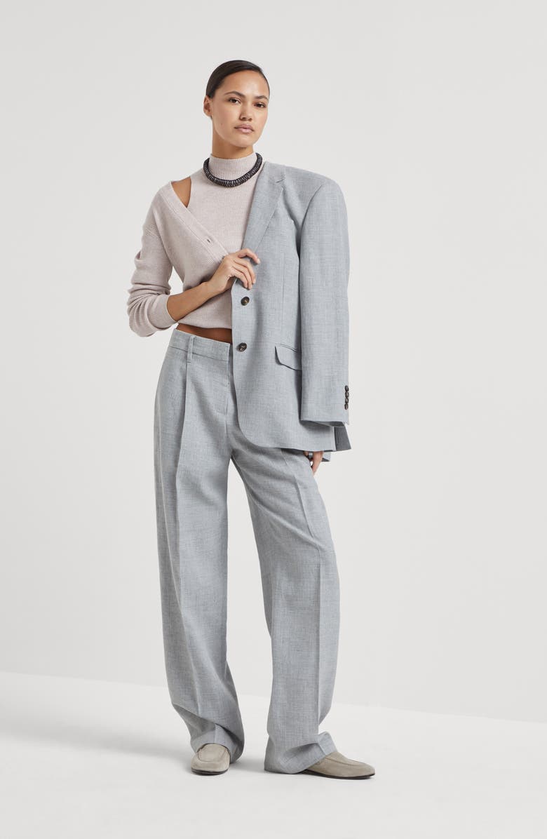 Brunello Cucinelli Loose Straight trousers, Alternate, color, 