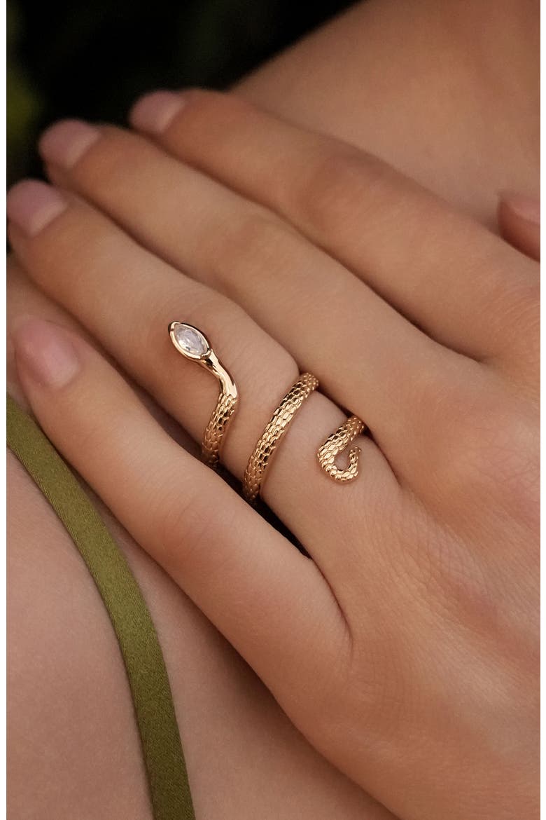 Majestic Serpent Ring, Alternate, color, GOLD