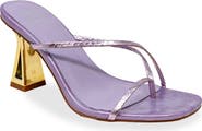CHASE AND CHLOE Sculpted Strappy Toe Post Sandal