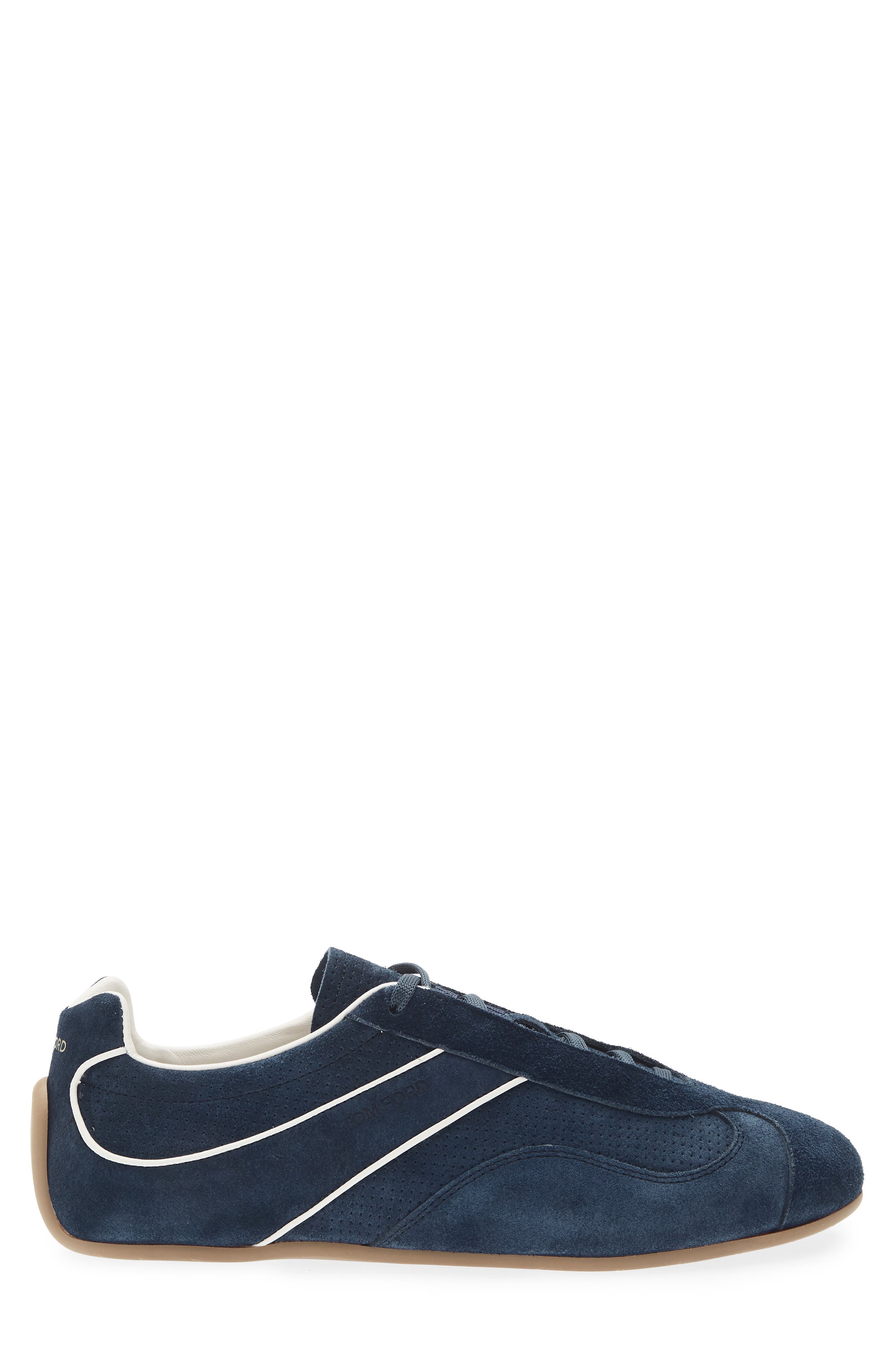 Lewis Suede Sneaker, Alternate, color, URD BLUETTE/ AMBER