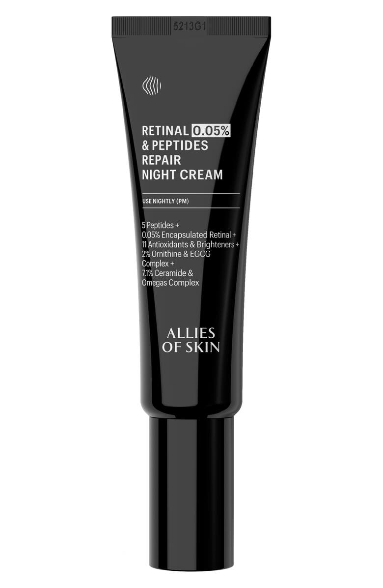 ALLIES OF SKIN Retinal 0.05% Peptides & Antioxidants Advanced Firming Daily Treatment, Main, color, 
