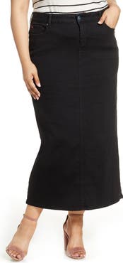 SLINK Jeans Long Denim Skirt