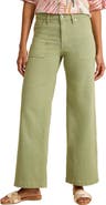 Tommy Bahama Patch Pocket High Waist Wide Leg Jeans
