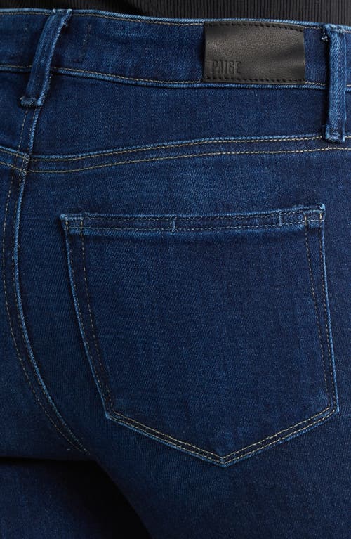 Paige Womens Laurel Canyon Flared Stretch-denim Blend Jeans Berlin In Blue