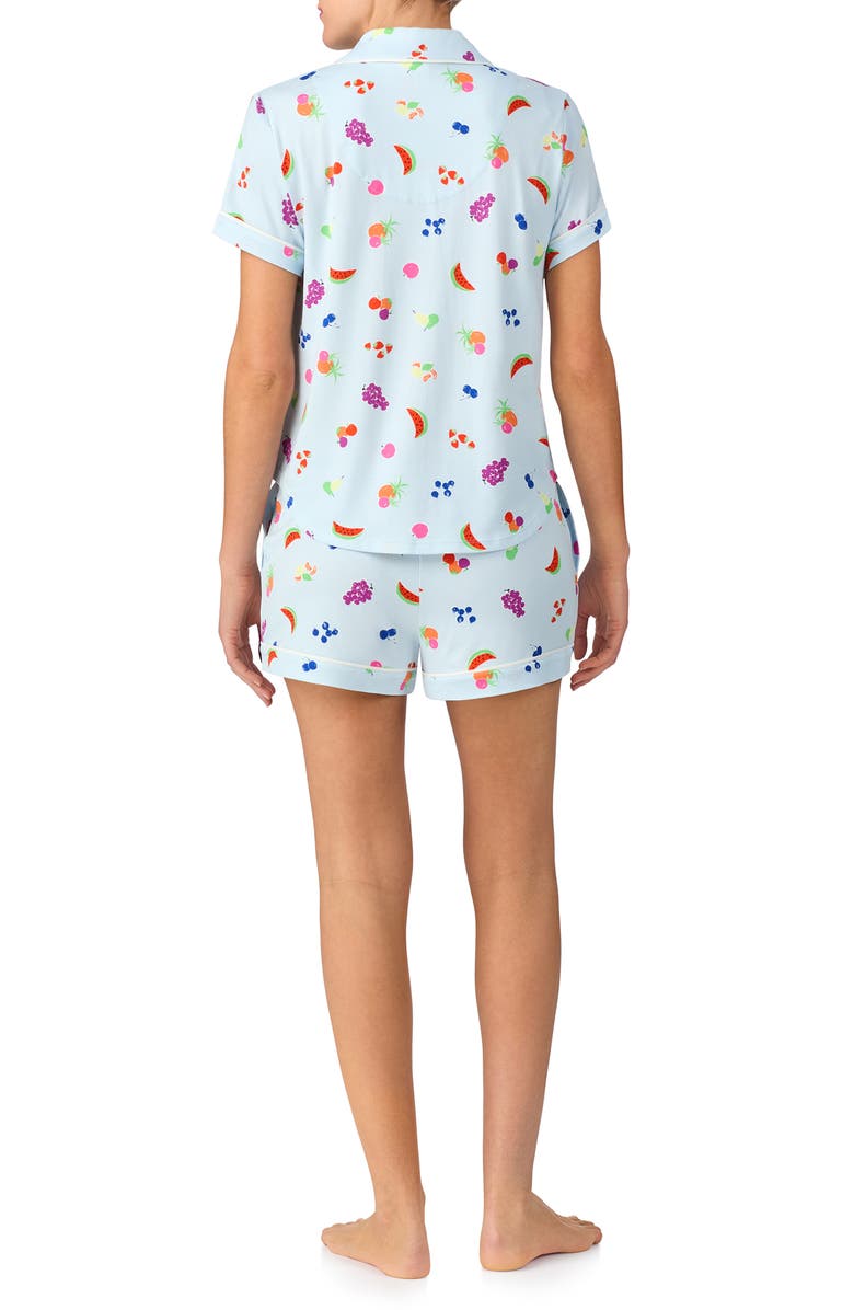 Kate Spade New York print short pajamas, Alternate, color, Blue