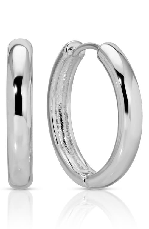 Ettika Set Of 2 All In Hoop Earrings In Silver