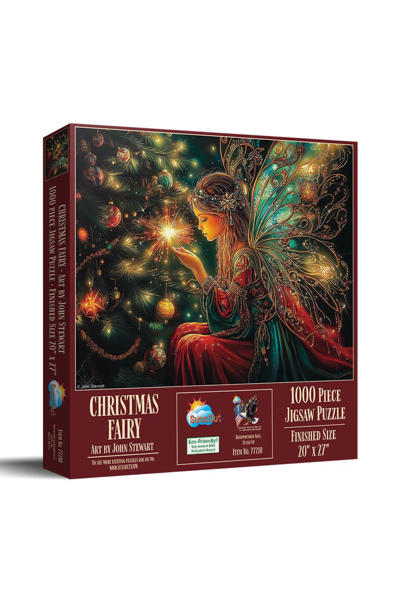 Sunsout Christmas Fairy 1000 piece Jigsaw Puzzle for Adults, Main, color, Multicolor