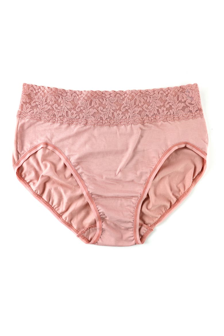 Cotton French Briefs, Alternate, color, ROOIBOS BEIGE