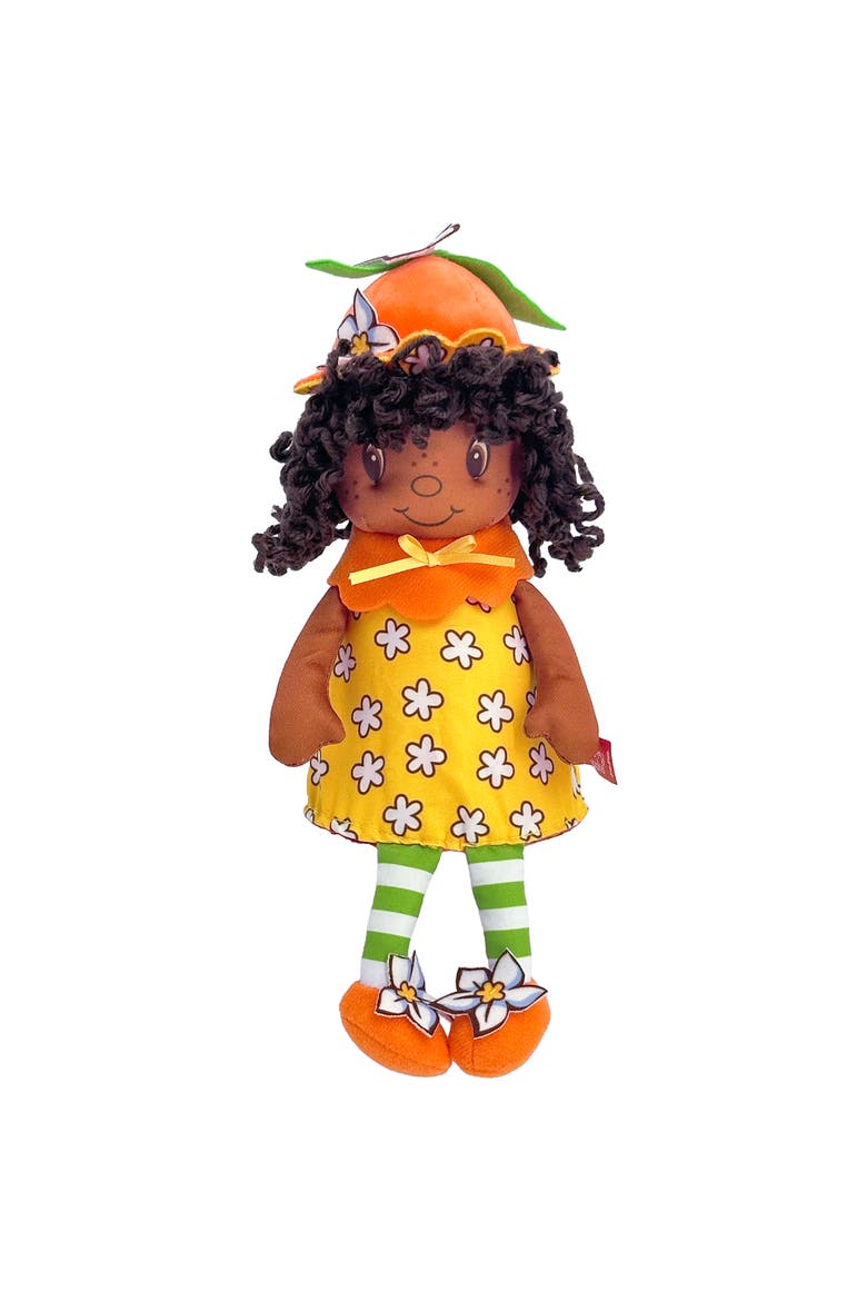 Pop n Flip 9 Inch Orange Blossom Plush Doll, Main, color, Orange