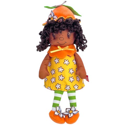 Pop n Flip 9 Inch Orange Blossom Plush Doll