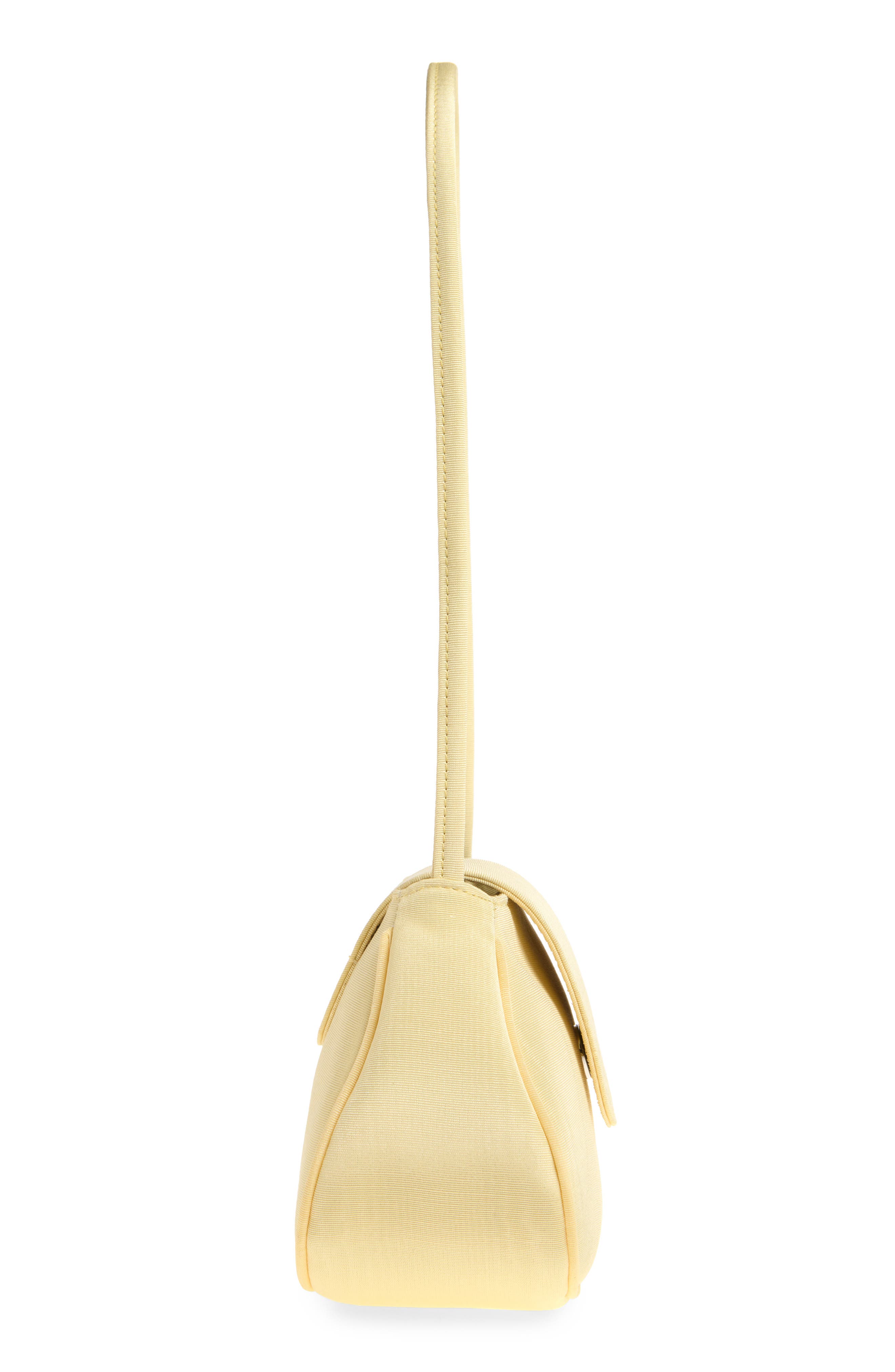 Ineva Moire Baguette Shoulder Bag, Alternate, color, YELLOW