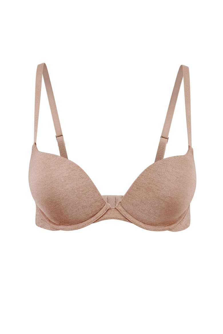 Analize Push Up Plunge Bra, Alternate, color, Tuscany marl