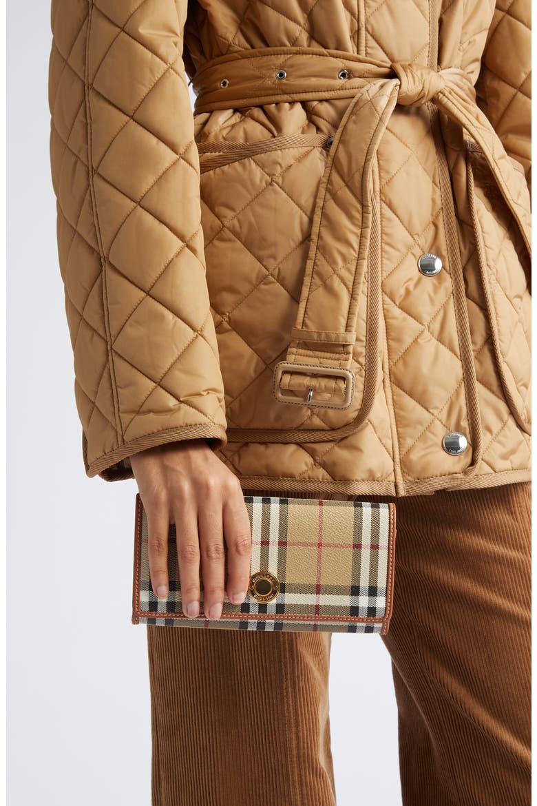 Halton Check Continental Wallet, Alternate, color, ARCHIVE BEIGE