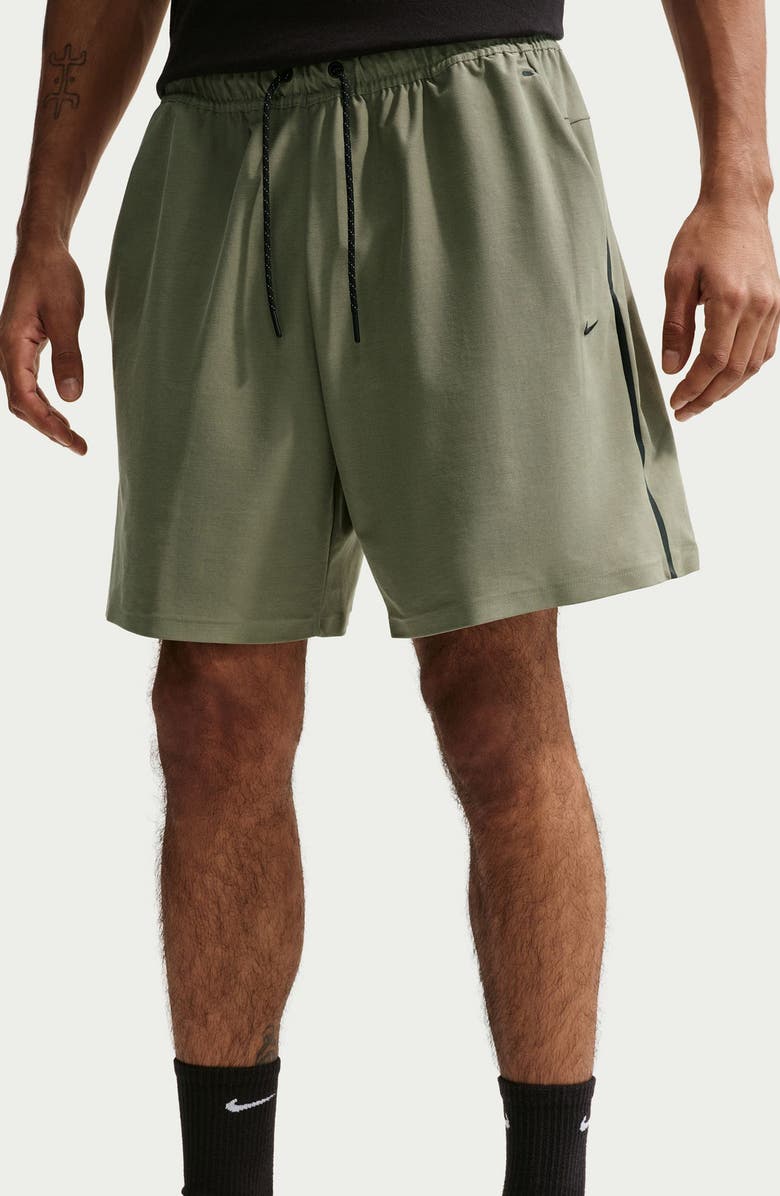 Nike Dri-FIT Tech Knit Shorts, Alternate, color, Silver Sage/ Black