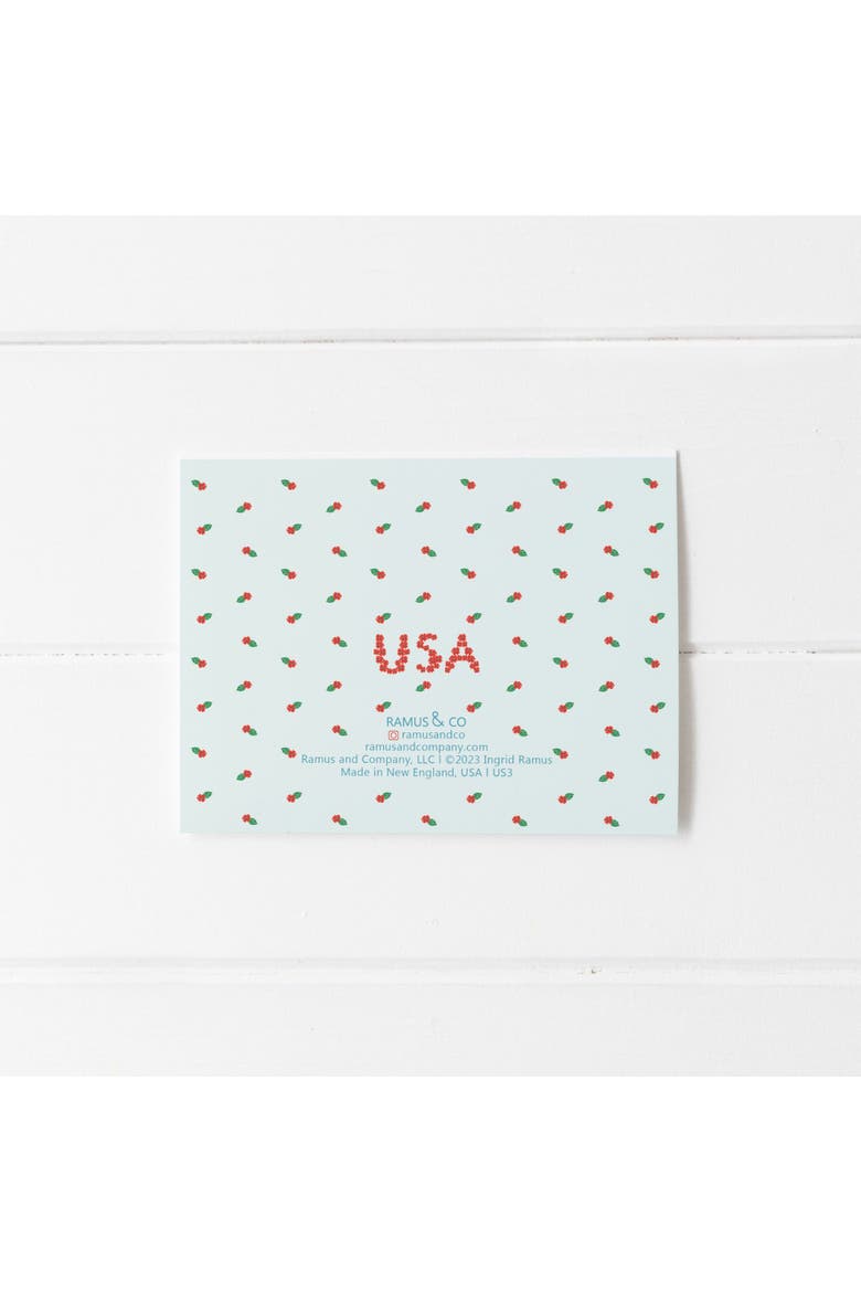 Flag Greeting Card Pack (3ct) "USA Floral Flag", Alternate, color, Multi-Pack