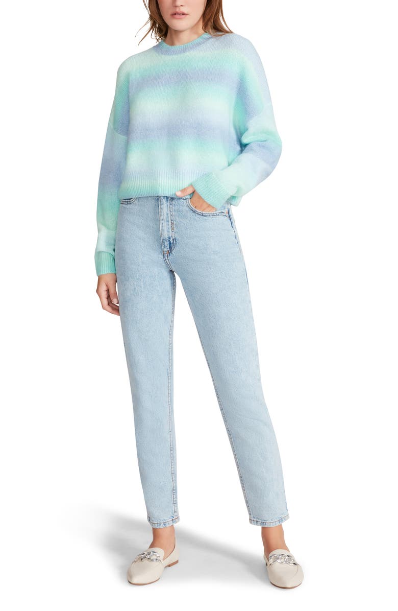 BB Dakota by Steve Madden Pastel It Over Ombré Sweater, Alternate, color,